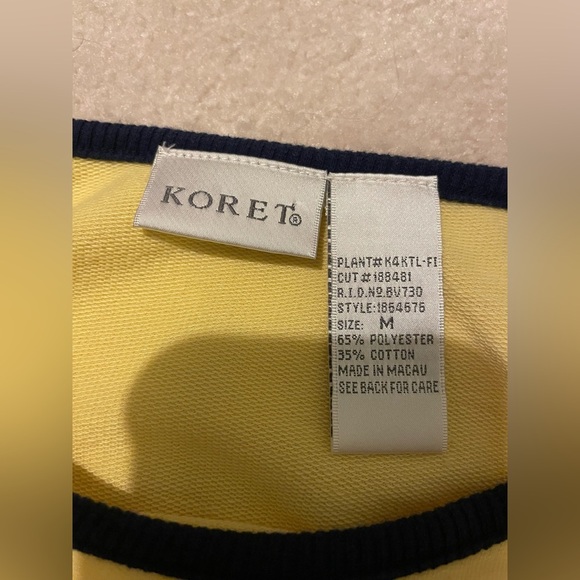 Koret sailing knit top-medium EUC - Picture 6 of 6